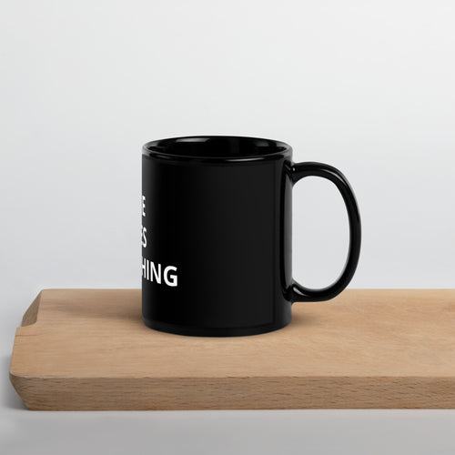 TFE Black Glossy Mug