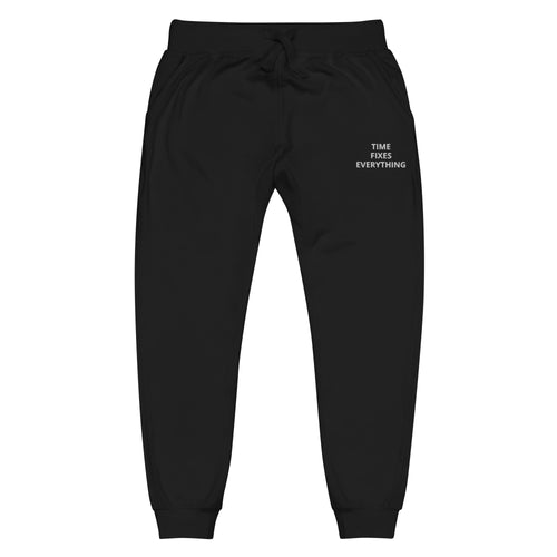 Pantalon de survêtement en polaire unisexe TFE (LETTRAGE BLANC)