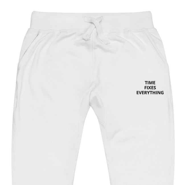 Pantalon de survêtement en polaire unisexe TFE (LETTRE NOIRE)