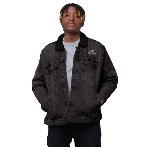 TFE Unisex denim sherpa jacket