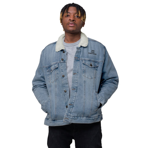 TFE Unisex denim sherpa jacket